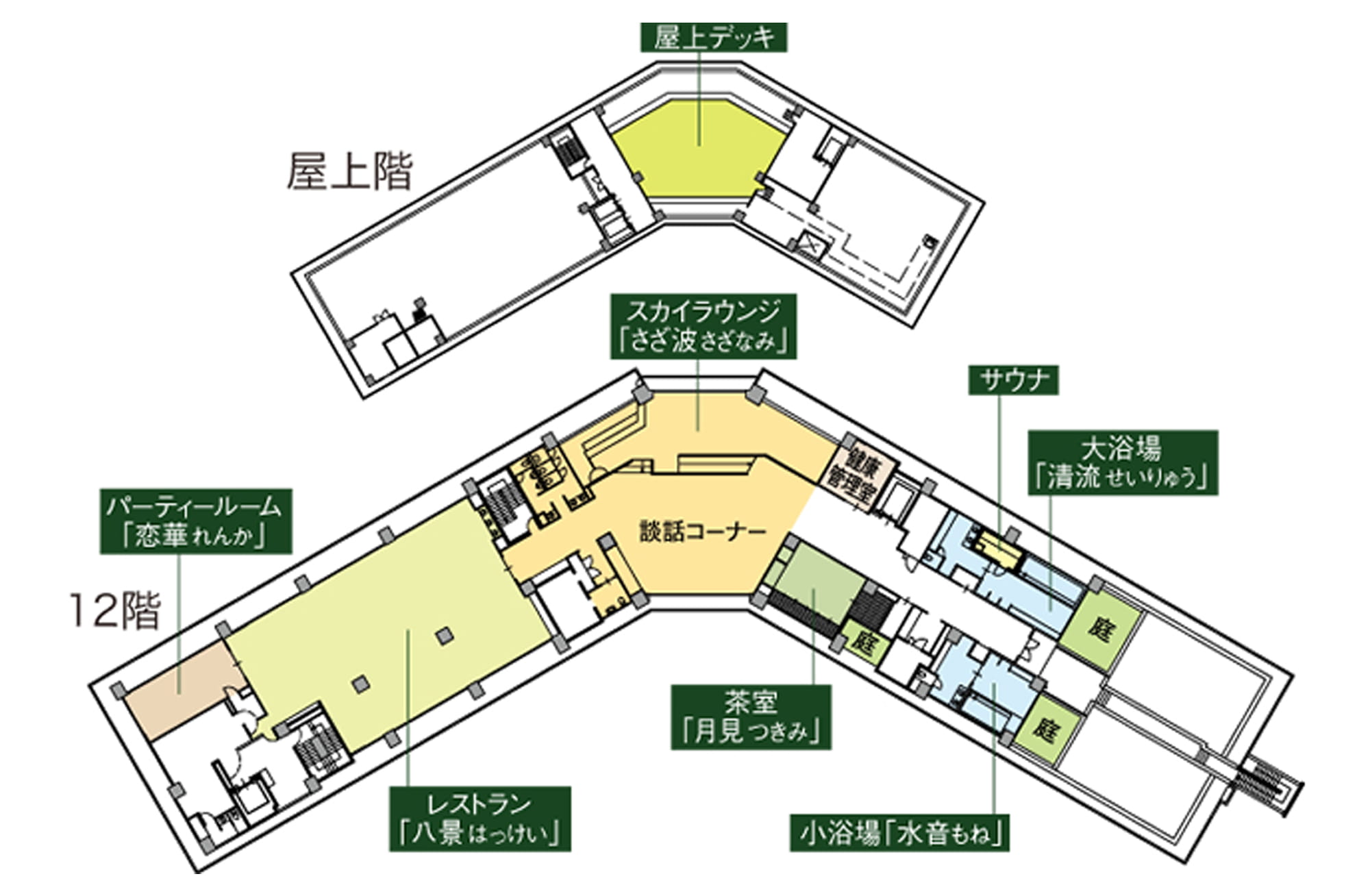 12階・屋上階共用部フロア