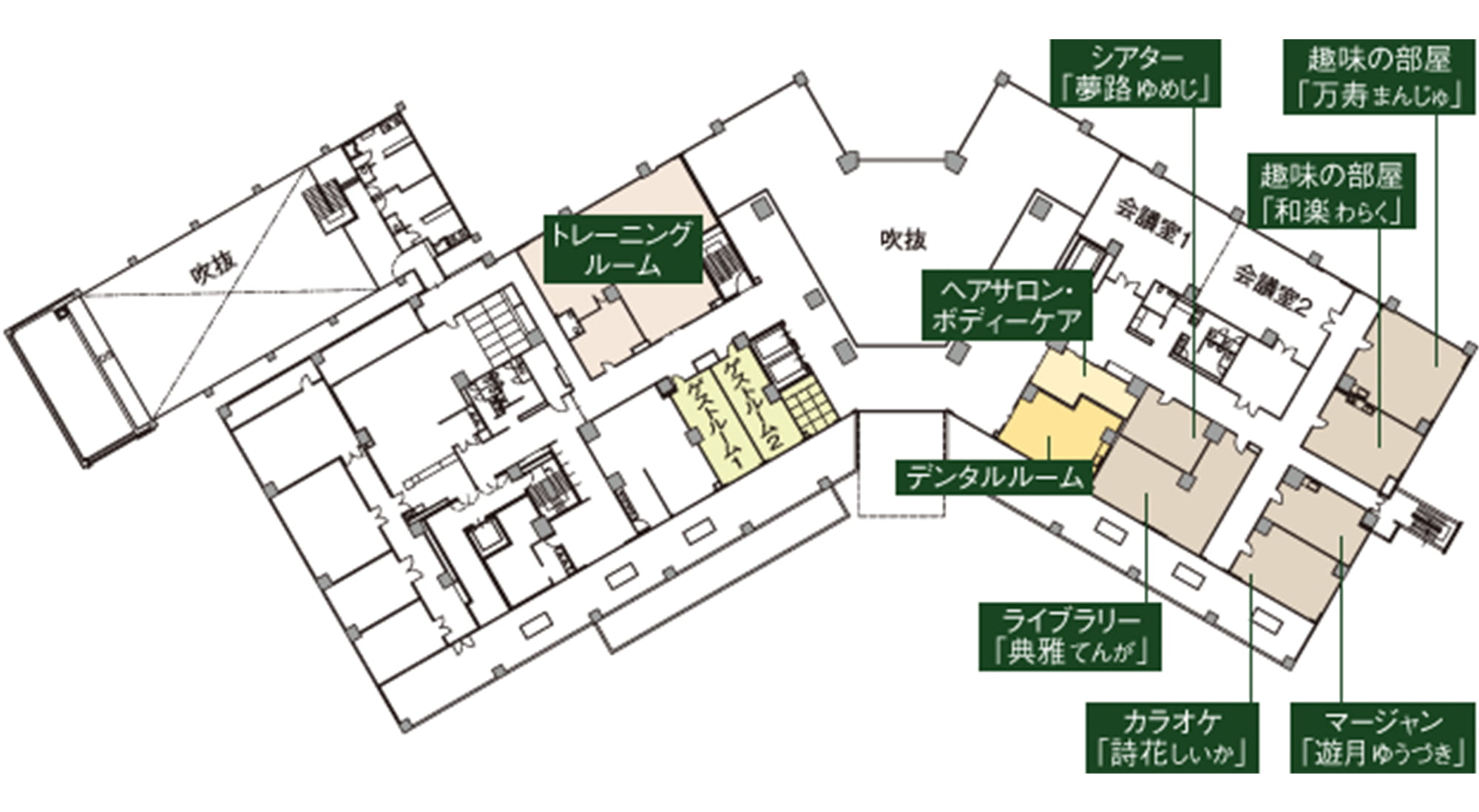 2階 共用部フロア